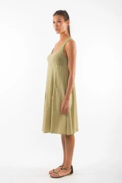 Dress Anouk Dark Aloe Green -Brava Clothing Shop Product ProductPropertyID 156141385