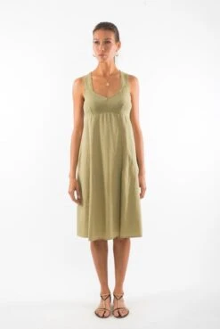 Dress Anouk Dark Aloe Green -Brava Clothing Shop Product ProductPropertyID 156141386