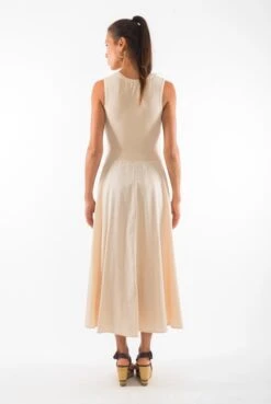 Dress Sleeveless Veronika Sand Beige -Brava Clothing Shop Product ProductPropertyID 156141668