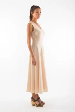 Dress Sleeveless Veronika Sand Beige -Brava Clothing Shop Product ProductPropertyID 156141669
