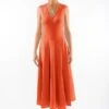 Dress Sleeveless Veronika Terracotta Orange -Brava Clothing Shop Product ProductPropertyID 156141797