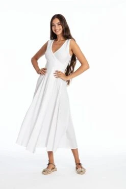 Dress Sleeveless Veronika White -Brava Clothing Shop Product ProductPropertyID 156141986