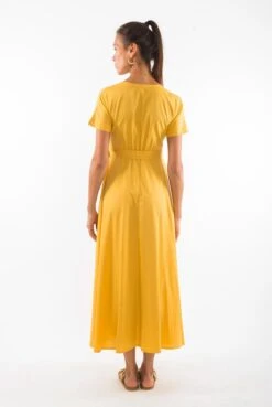 Dress Calypso Gold Yellow -Brava Clothing Shop Product ProductPropertyID 156142125