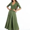 Dress Veronika Forest Green 2 Dress Veronika Forest Green -Brava Clothing Shop Product ProductPropertyID 156143765