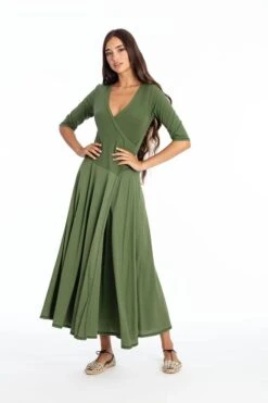 Dress Veronika Forest Green