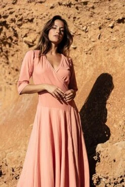 Dress Veronika Coral Clay
