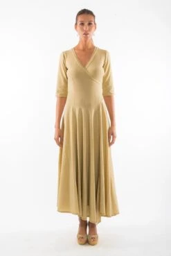 Dress Veronika Camel Yellow -Brava Clothing Shop Product ProductPropertyID 156144379