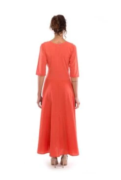 Dress Veronika Terracotta Orange -Brava Clothing Shop Product ProductPropertyID 156144729