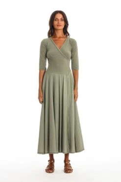 Dress Veronika Khaki Green -Brava Clothing Shop Product ProductPropertyID 156145191