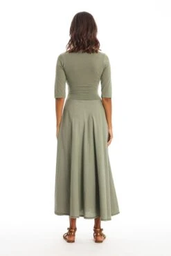 Dress Veronika Khaki Green -Brava Clothing Shop Product ProductPropertyID 156145192