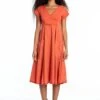 Dress Paola Terracotta Orange