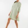 Shirt Dress Isla Light Aloe Green