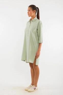 Shirt Dress Isla Light Aloe Green -Brava Clothing Shop Product ProductPropertyID 157947388