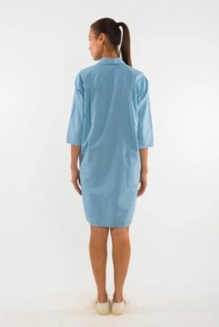 Shirt Dress Isla Faded Denim Blue -Brava Clothing Shop Product ProductPropertyID 157947464