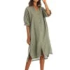 Shirt Dress Mei Khaki Green
