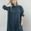 Brava Fabrics Dress Rainy Night Blue