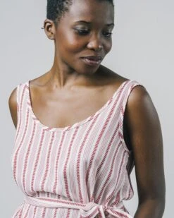 Brava Fabrics Dress Ethnic Stripe Pink -Brava Clothing Shop Product ProductPropertyID 38102388