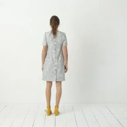 Dress Jolein Flowers Grey -Brava Clothing Shop Product ProductPropertyID 45362749