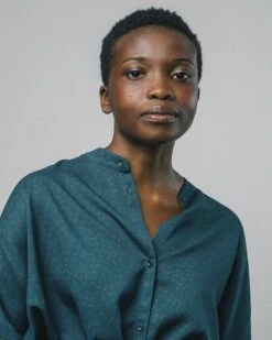 Brava Fabrics Dress Mai Majolica Dark Green -Brava Clothing Shop Product ProductPropertyID 48046551