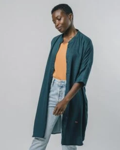 Brava Fabrics Dress Mai Majolica Dark Green -Brava Clothing Shop Product ProductPropertyID 48046553