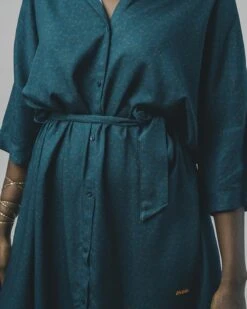 Brava Fabrics Dress Mai Majolica Dark Green -Brava Clothing Shop Product ProductPropertyID 48046554