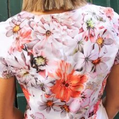 Dress Pascale Floral White -Brava Clothing Shop Product ProductPropertyID 50394500