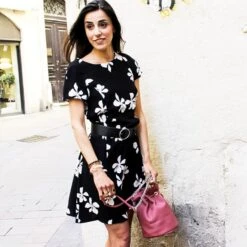 Dress Pascale Floral Black -Brava Clothing Shop Product ProductPropertyID 50394510