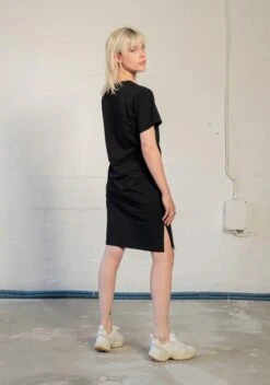 T-Shirt Dress Blanko Black -Brava Clothing Shop Product ProductPropertyID 54953420