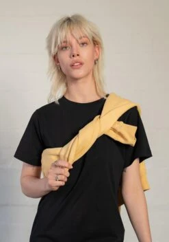 T-Shirt Dress Blanko Black -Brava Clothing Shop Product ProductPropertyID 54953421