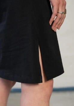 T-Shirt Dress Blanko Black -Brava Clothing Shop Product ProductPropertyID 54953423