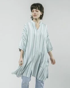Brava Fabrics Oversized Dress Aqua Promenade