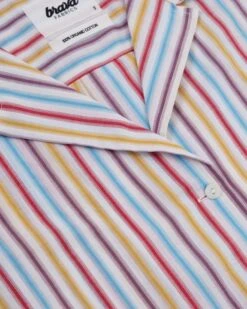 Brava Fabrics Shirt Dress Downtown Stripe -Brava Clothing Shop Product ProductPropertyID 5495881