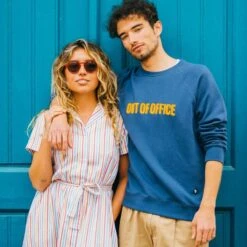 Brava Fabrics Shirt Dress Downtown Stripe -Brava Clothing Shop Product ProductPropertyID 5495887