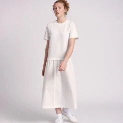 Dress Sporty Tara Off White -Brava Clothing Shop Product ProductPropertyID 73449802