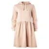 Hoodie Dress Beige/Light Pink -Brava Clothing Shop Product ProductPropertyID 81564647