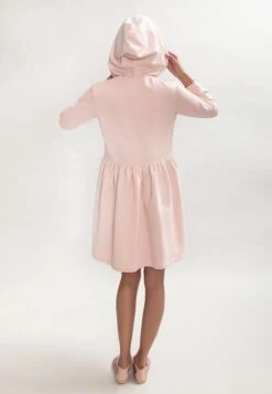Hoodie Dress Beige/Light Pink -Brava Clothing Shop Product ProductPropertyID 81564651