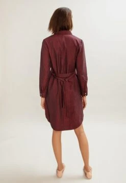 Shirt Dress Ulpu Dark Red 16 Shirt Dress Ulpu Dark Red -Brava Clothing Shop Product ProductPropertyID 81565810