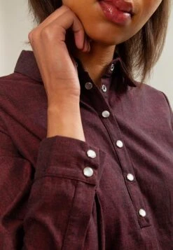 Shirt Dress Ulpu Dark Red 17 Shirt Dress Ulpu Dark Red -Brava Clothing Shop Product ProductPropertyID 81565811