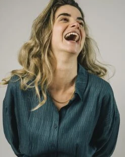 Brava Fabrics Long Dress Baikal Petrol -Brava Clothing Shop Product ProductPropertyID 91309837