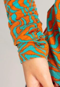 Dress Vera Turquoise & Orange -Brava Clothing Shop Product ProductPropertyID 96608851