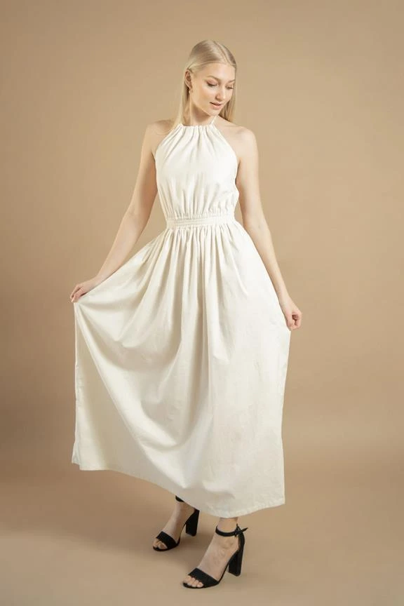 Maxi Dress Earthshine White 4 Maxi Dress Earthshine White - Image 2