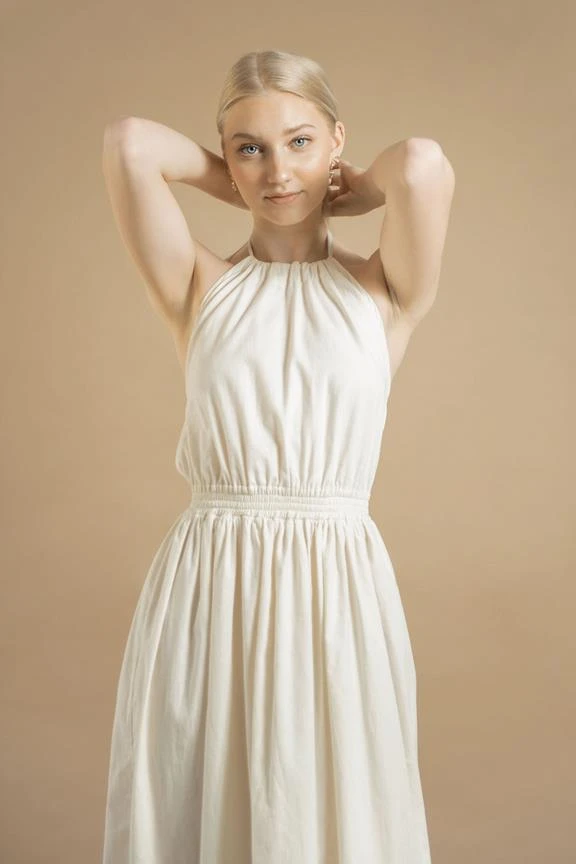 Maxi Dress Earthshine White 5 Maxi Dress Earthshine White - Image 3