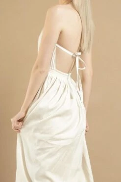 Maxi Dress Earthshine White 9 Maxi Dress Earthshine White -Brava Clothing Shop Product ProductPropertyID 96835959