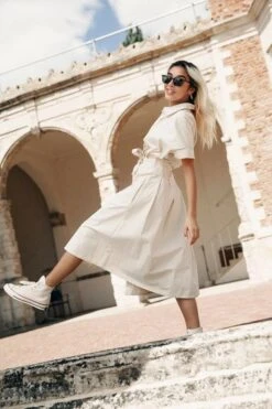 Komodo Ashes Dress Cream -Brava Clothing Shop ashescream1